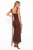 Chiara Maxi Dress Brown