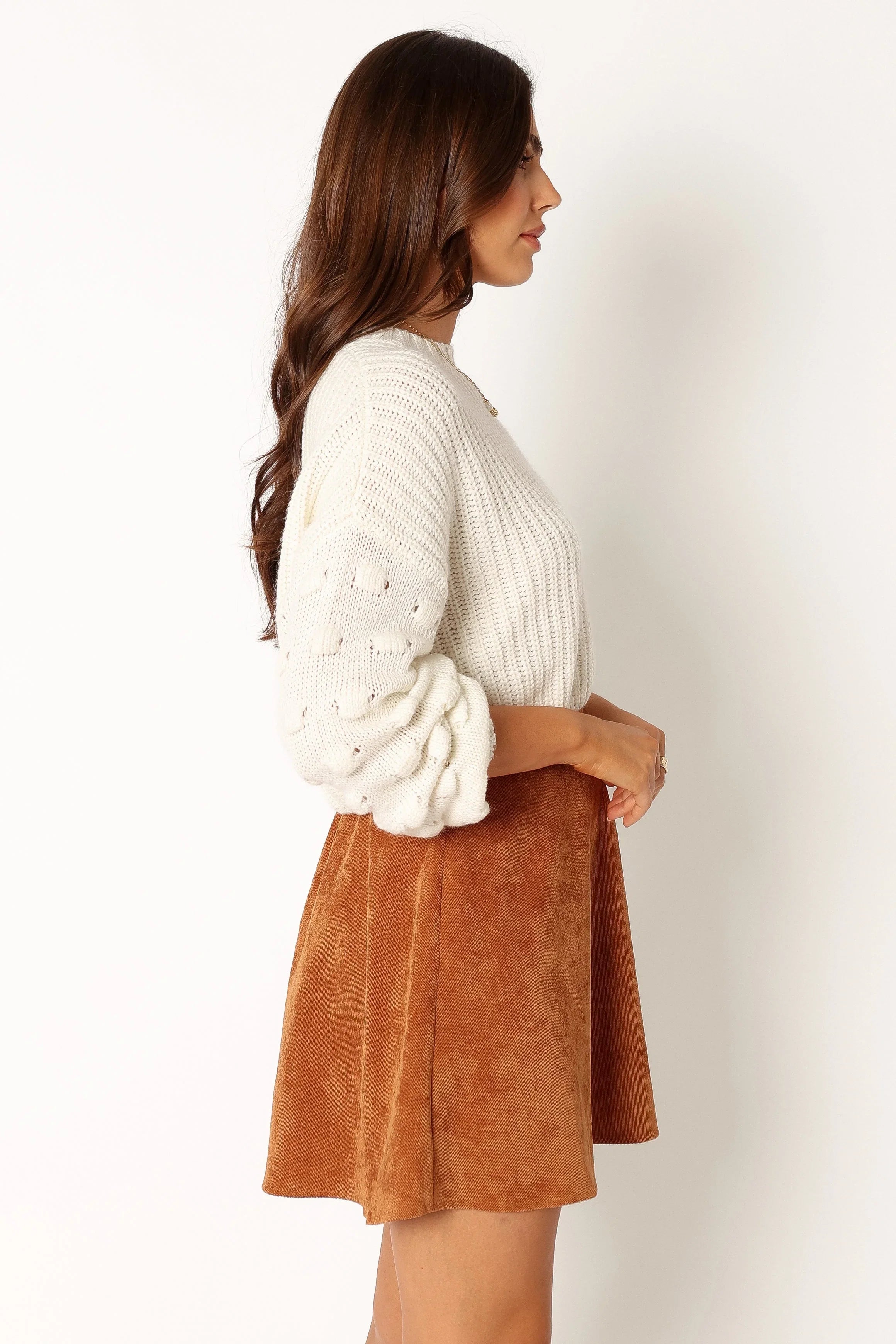 Tammy Cord Skirt Gucci