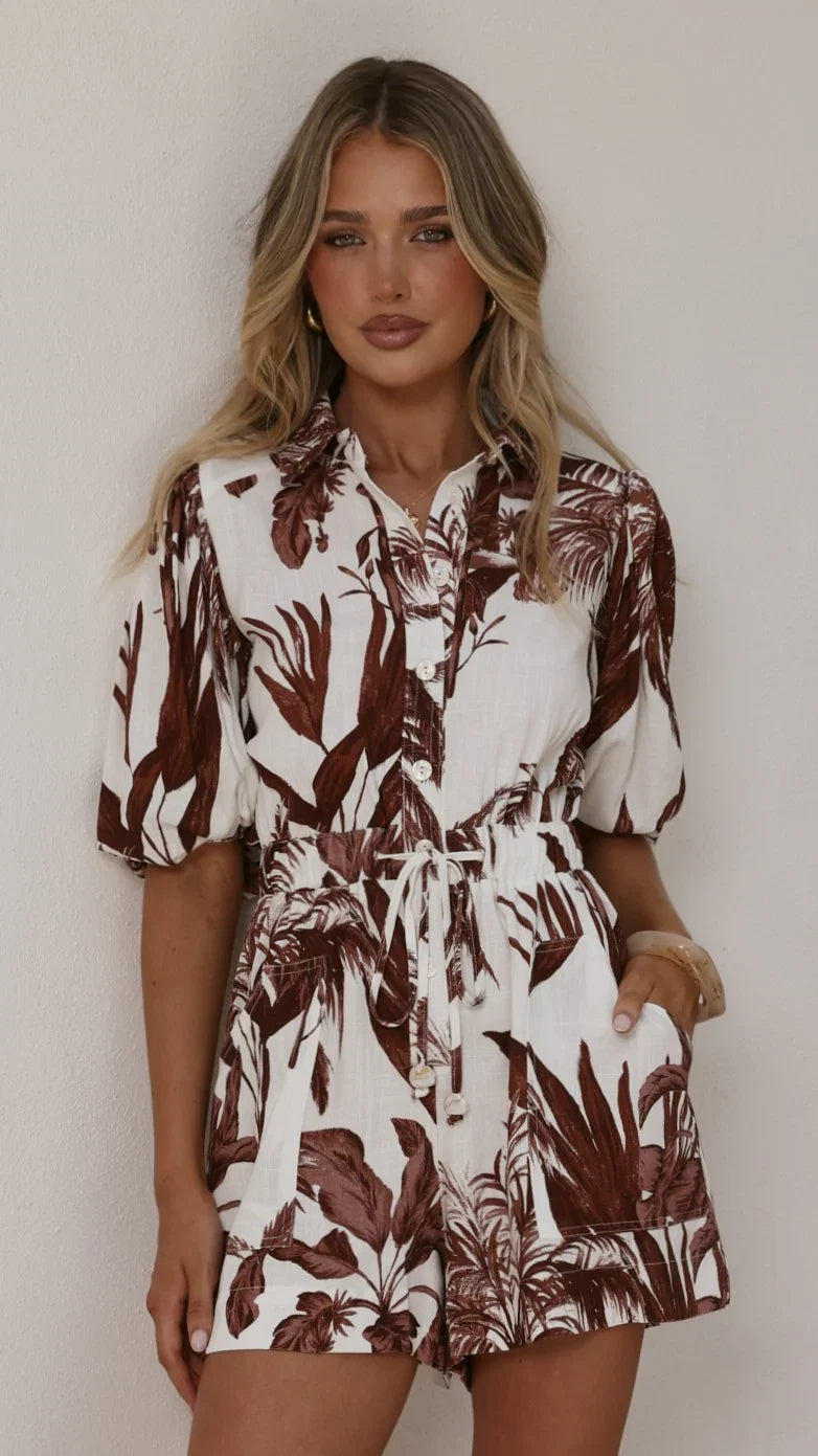 Dayna Playsuit Ipanema Print