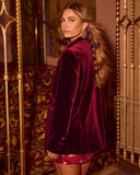 Private Invite Velvet Blazer