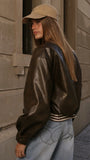 Jackson Bomber Jacket Vintage Brown