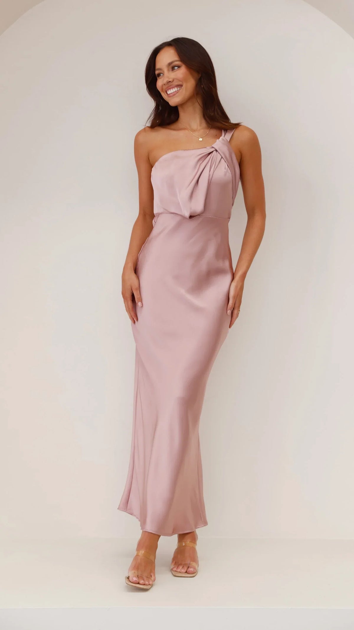 Greta Maxi Dress Dusty Pink