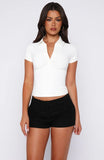 Queen Vibes Linen Short Black