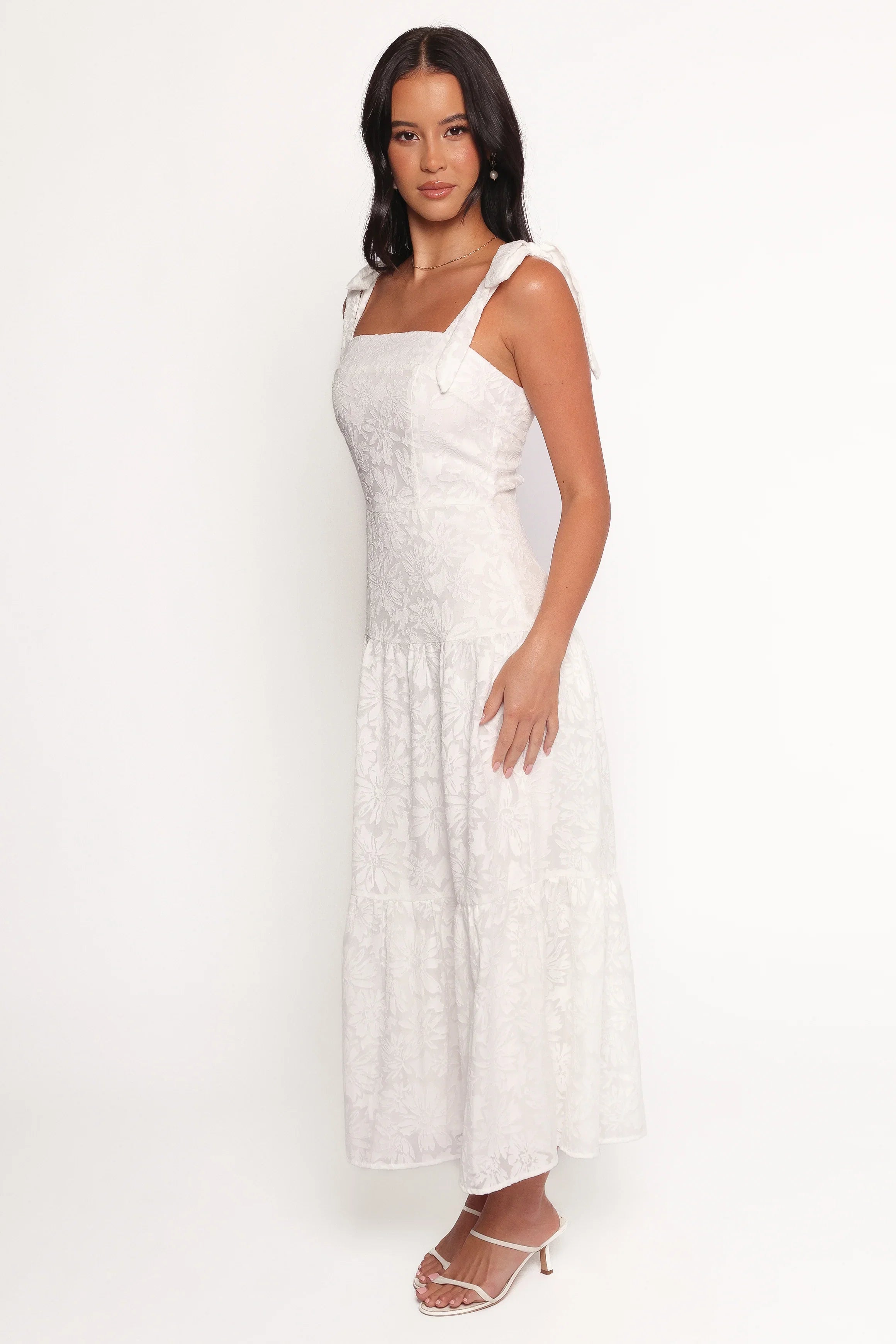 Lavinia Maxi Dress White Floral