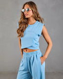 Off Scene Surplice Hem Top