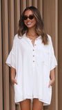 Keely Playsuit White
