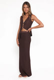 Asplie Knit Maxi Skirt Espresso