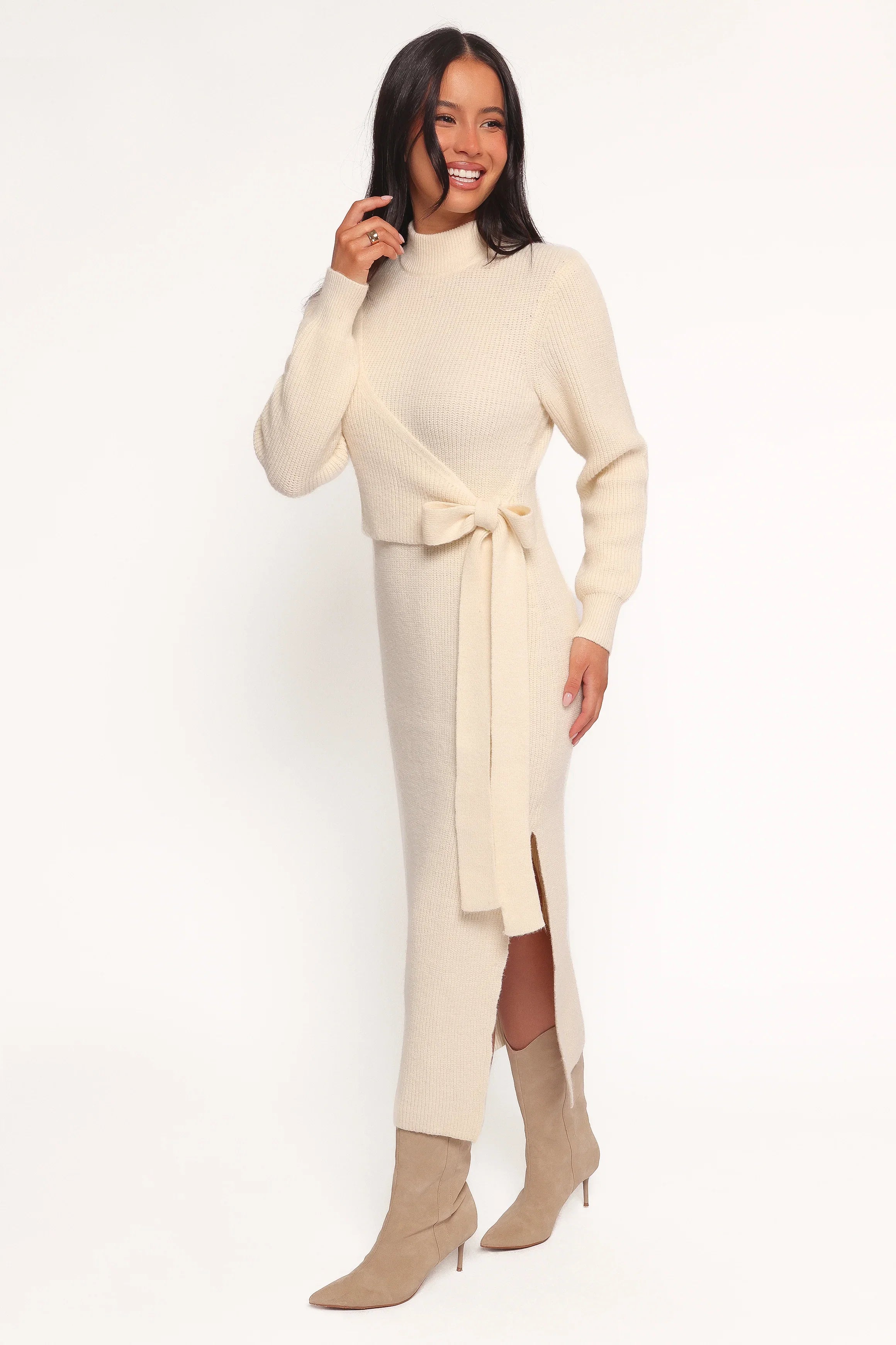 Aerin Knit Dress Cream