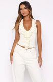 Everything I Need Halter Top Cream