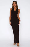 Shes Back Maxi Dress Espresso