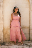 Lillee Tiered Maxi Dress Mauve