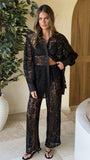 Jemima Pants Black Lace