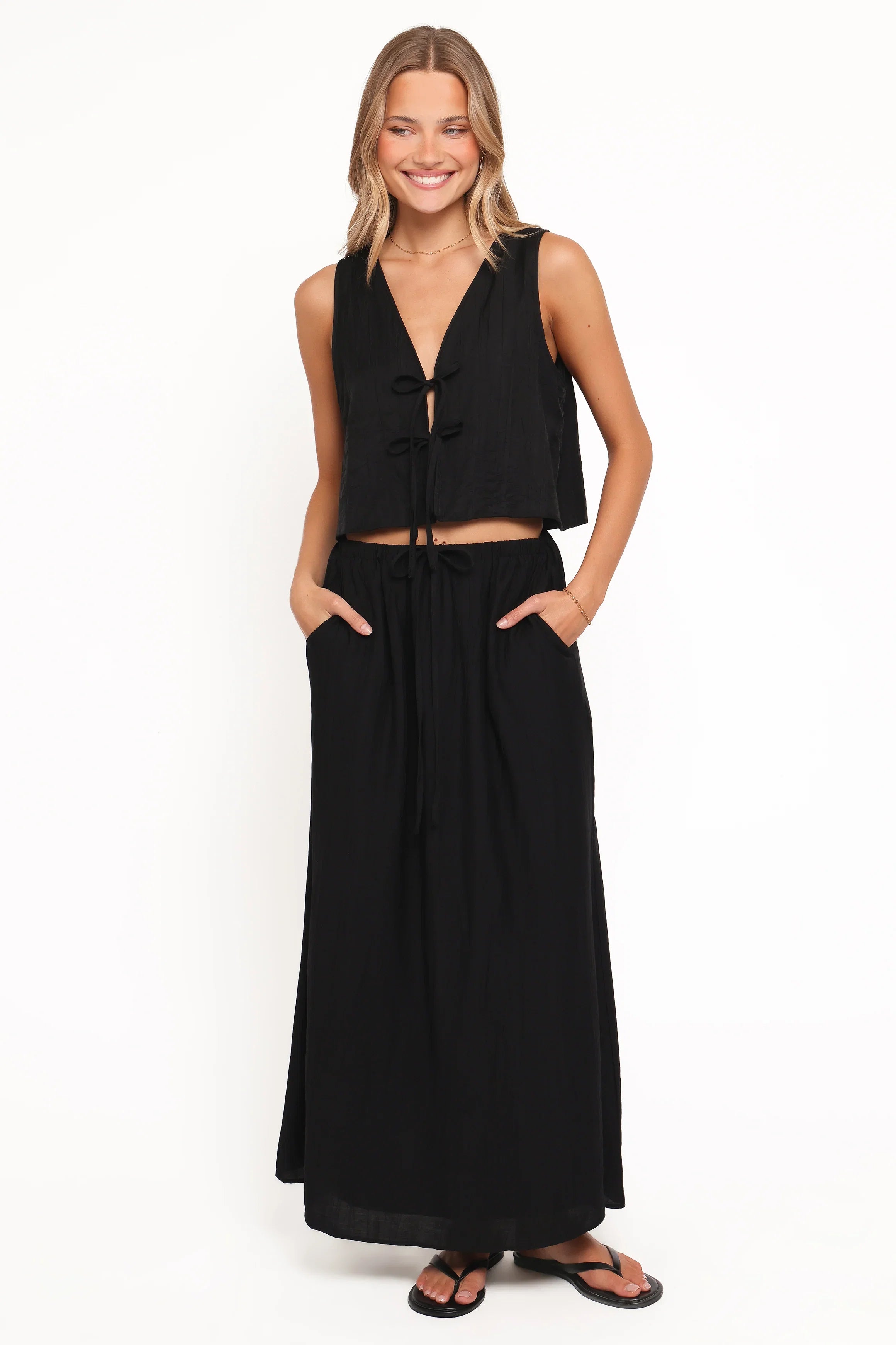 Captie Skirt Set Black