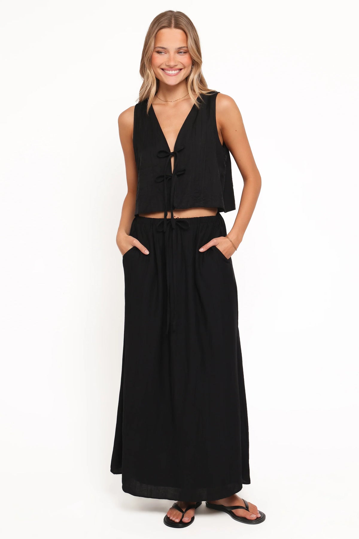 Captie Skirt Set Black