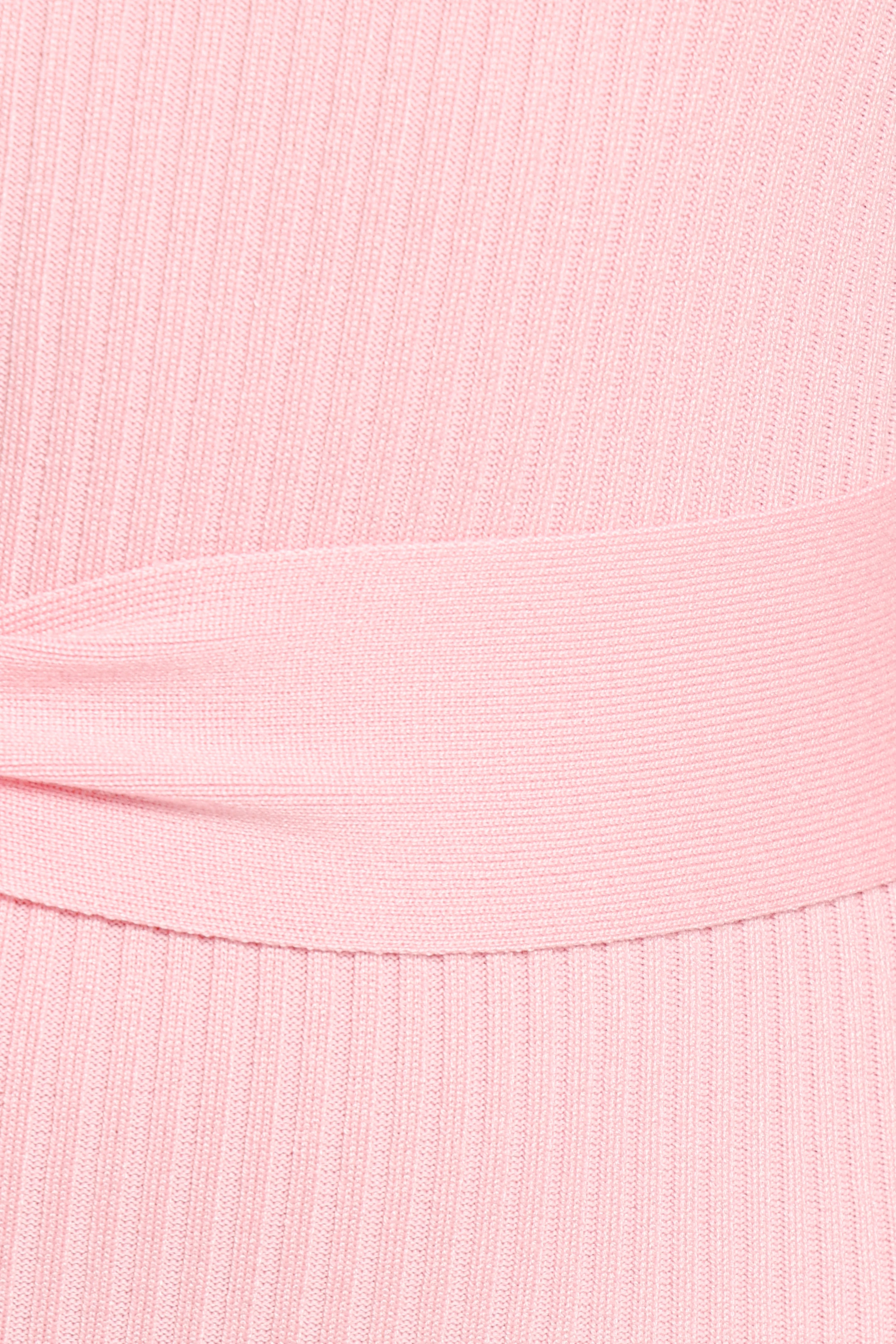 Milan Off Shoulder Midi Dress Pink