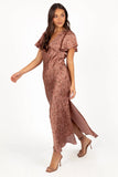 Flossy Maxi Dress Mauve