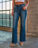 Flourence Stretch High Rise Flare Leg Jeans