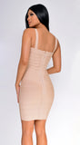 Cynthia Bandage Dress Nude
