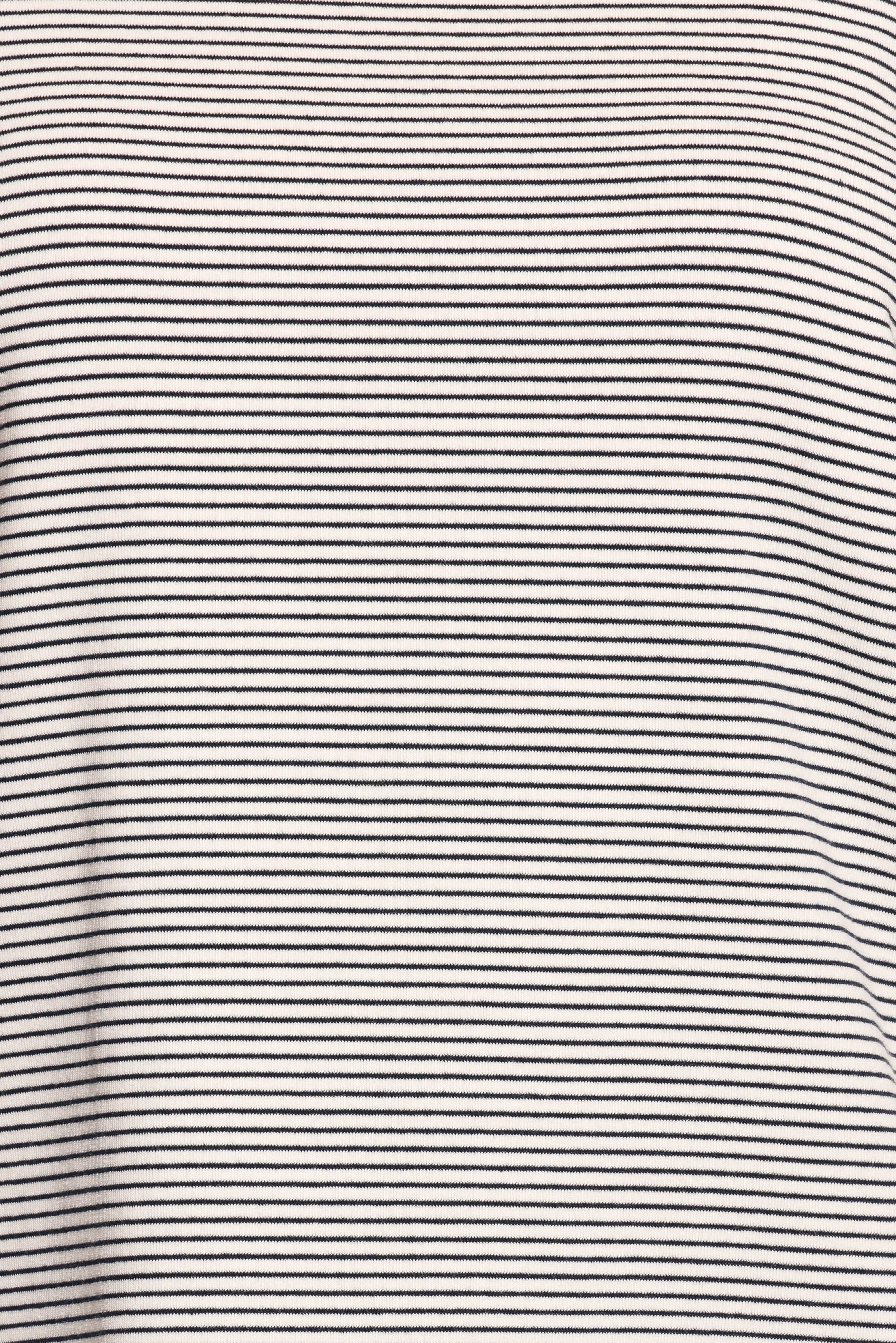 Ruva Long Sleeve Tee Navy White Stripe