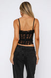 Im Irreplaceable Lace Bustier Black