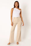 Nico Wide Leg Jean Beige