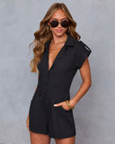 Lilianah Button Down Romper