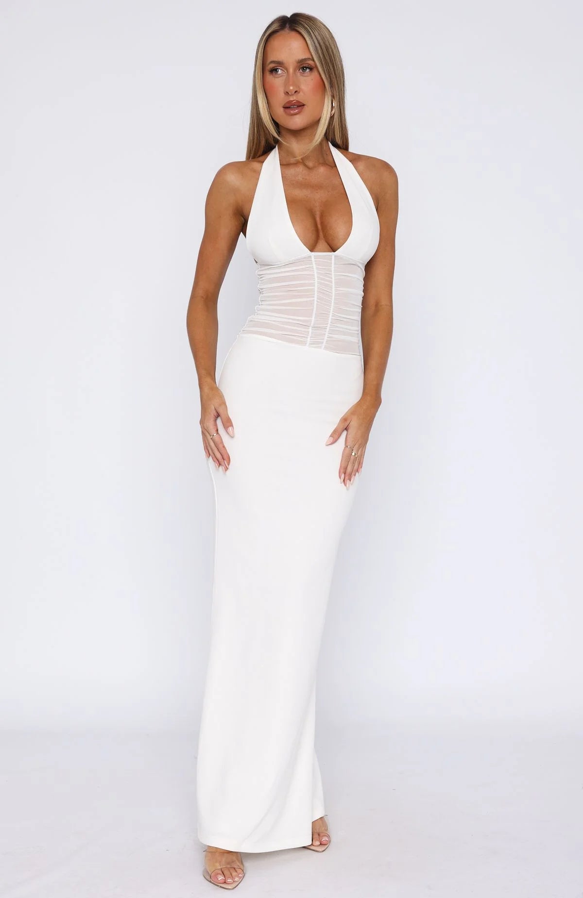 All My Love Maxi Dress White