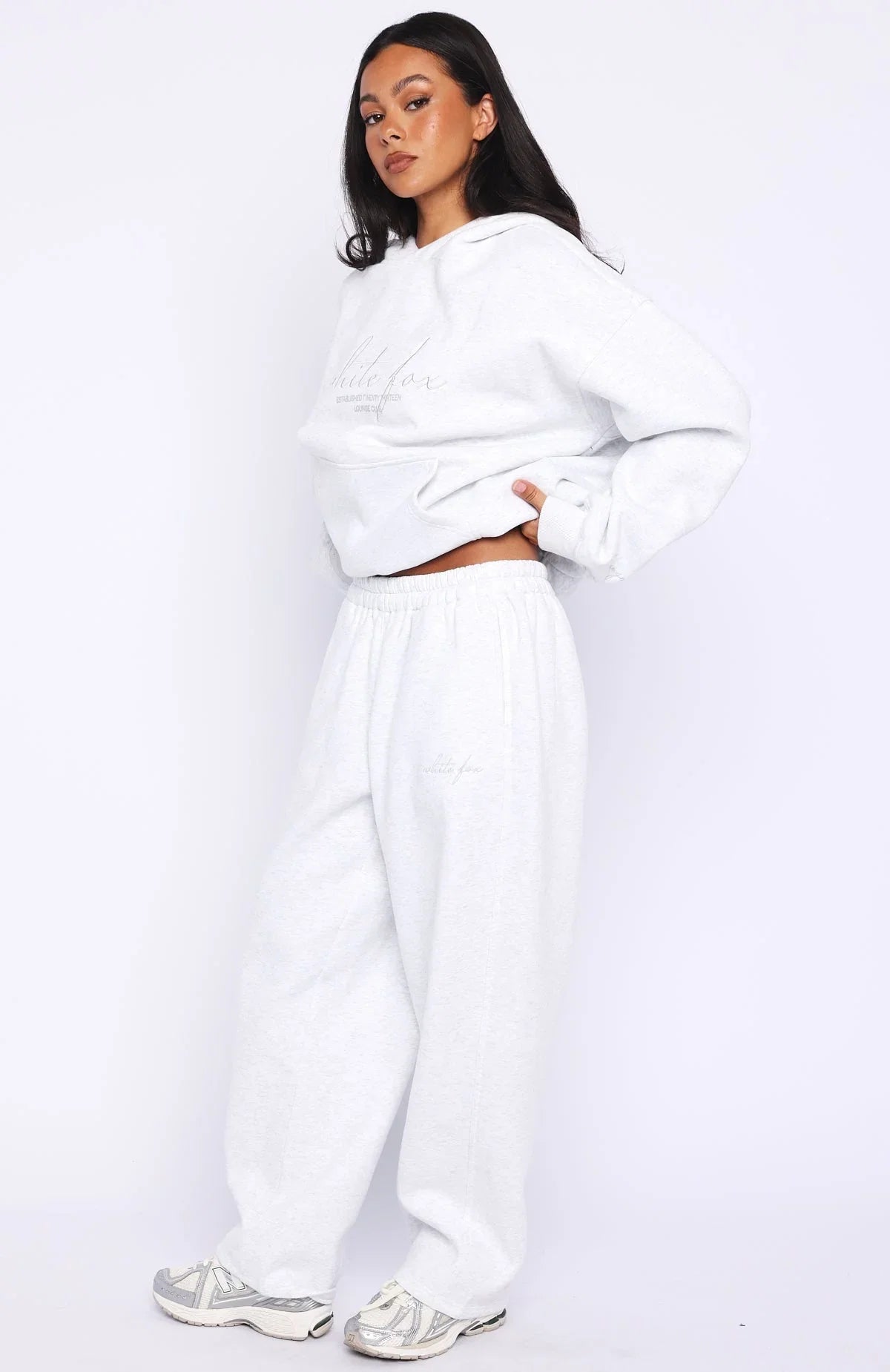 Know What You Want Barrel Leg Sweatpants Grey Marle