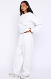 Know What You Want Barrel Leg Sweatpants Grey Marle