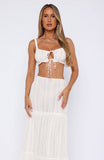 Back To Summer Top White
