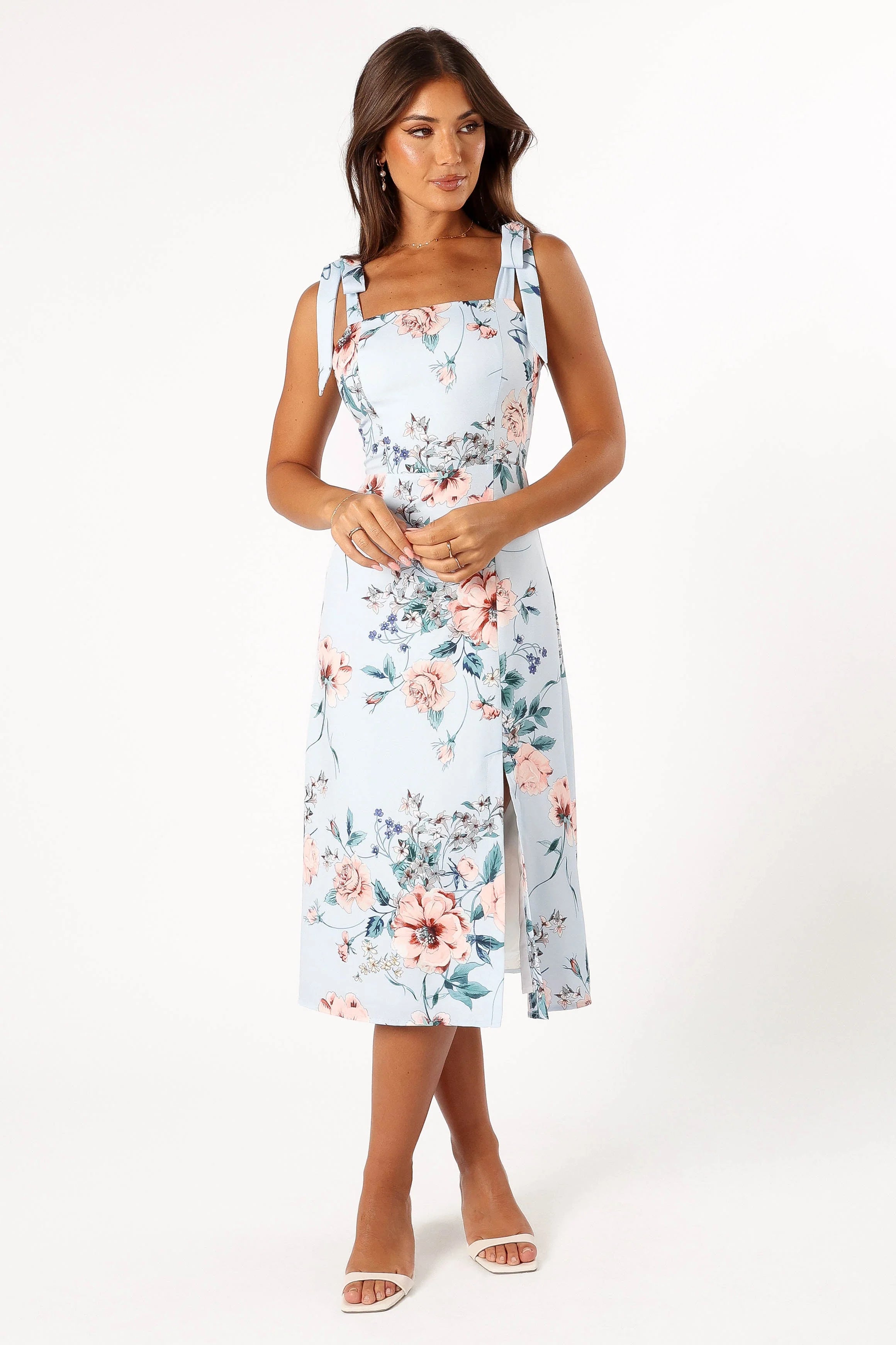 Laurel Dress Blue Floral