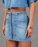 Arianne Zip Up Mini Skirt