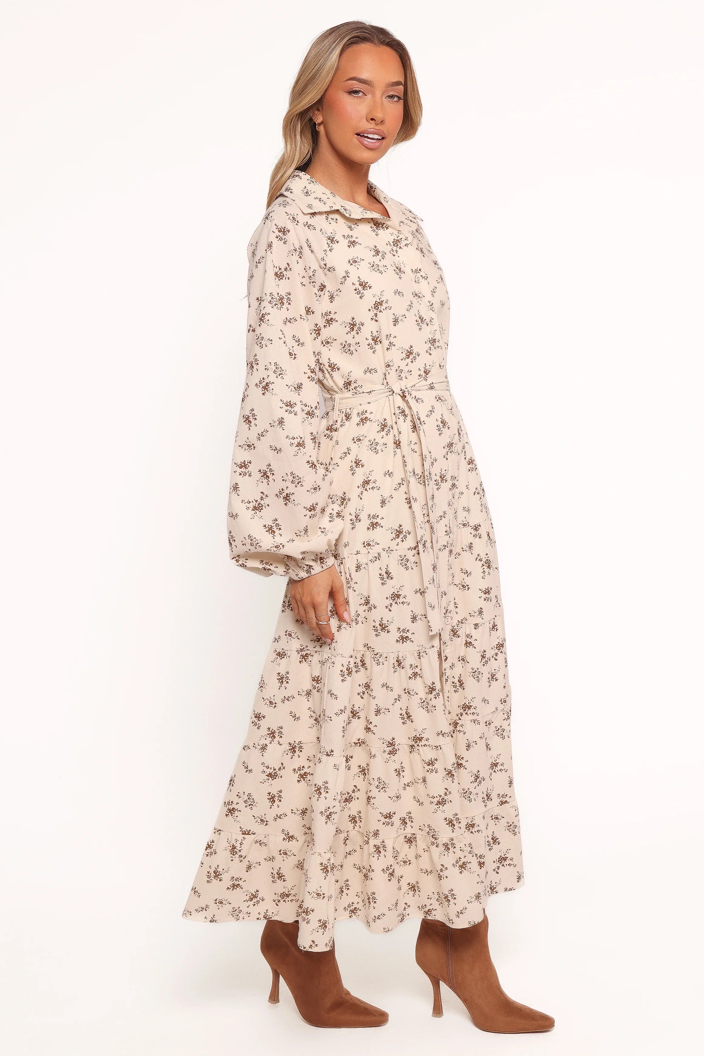 Lincoln Long Sleeve Maxi Dress Floral