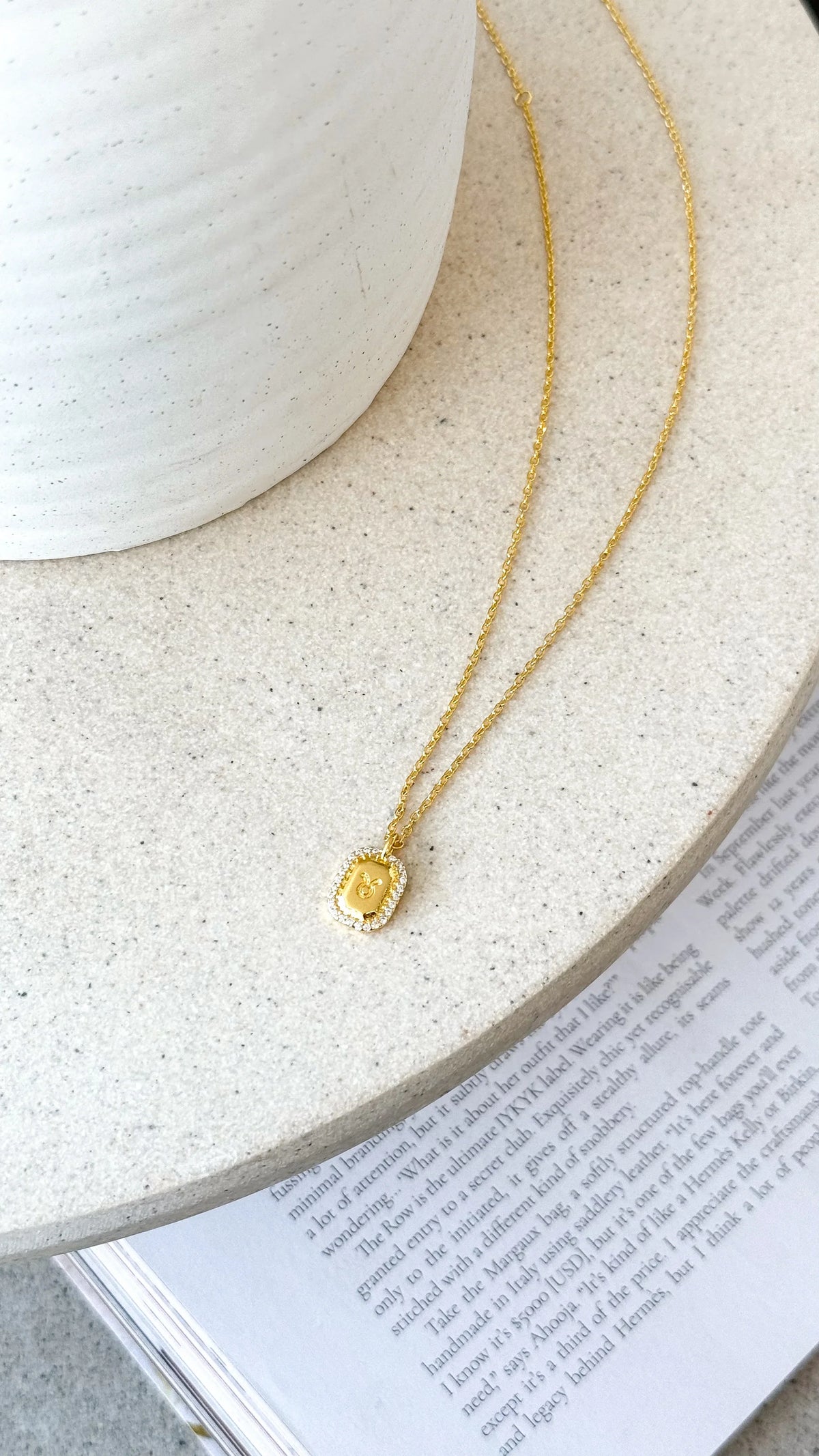 Zodiac Necklace Taurus