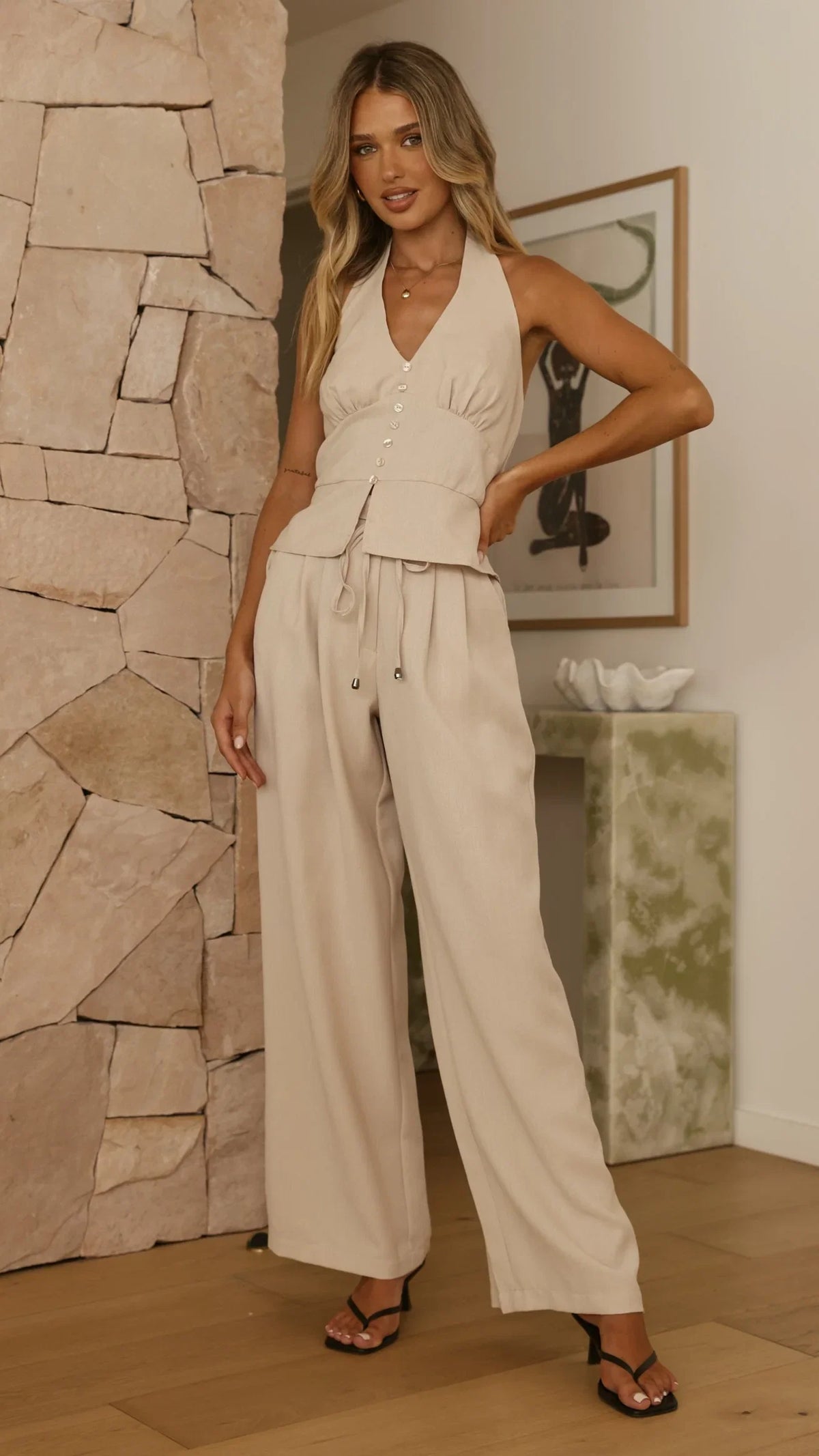 Rebekka Pants Beige