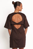 Thorne Mini Dress Chocolate