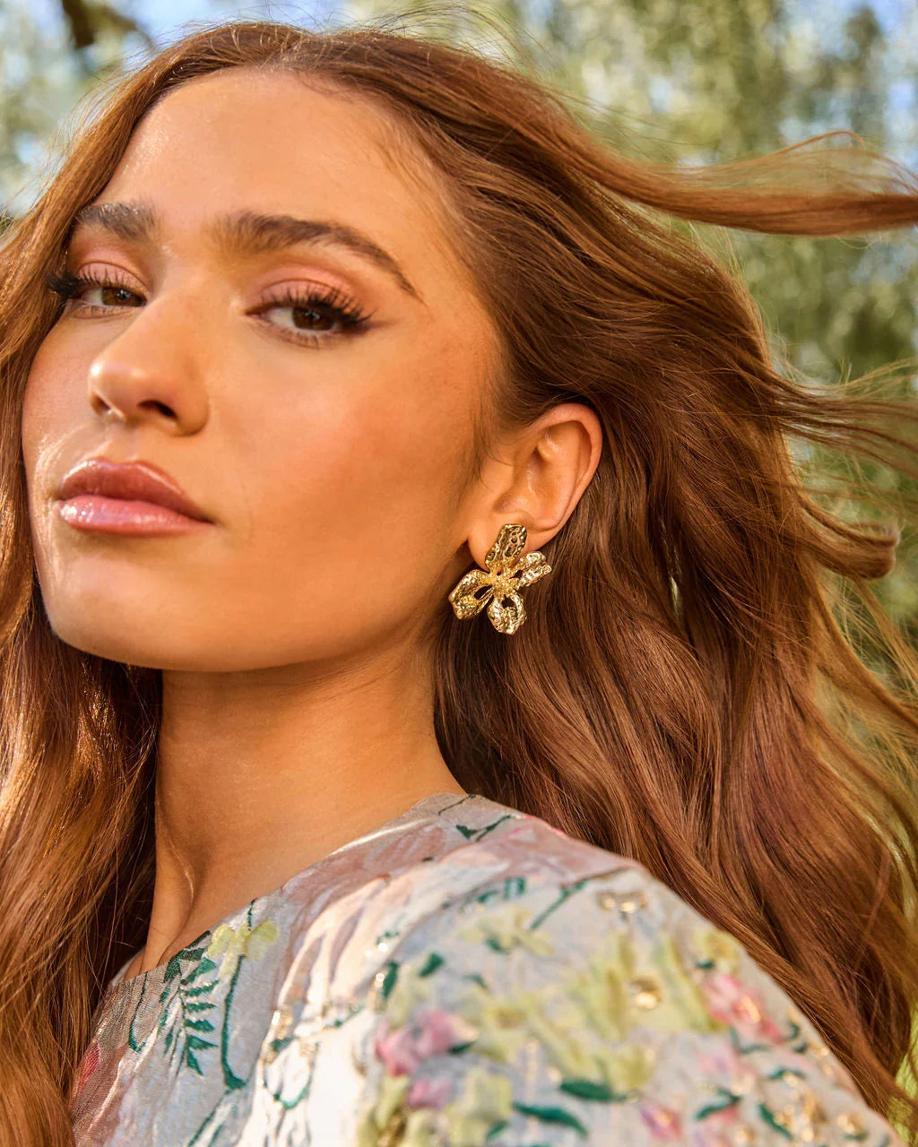Petal Frequency Floral Stud Earrings