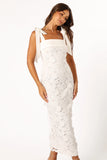 Emersyn Midi Lace Dress White