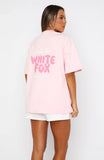 With Love Always Oversized Tee Baby Pink