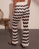 Soft Shore Zig Zag Crochet Cover Up Pants