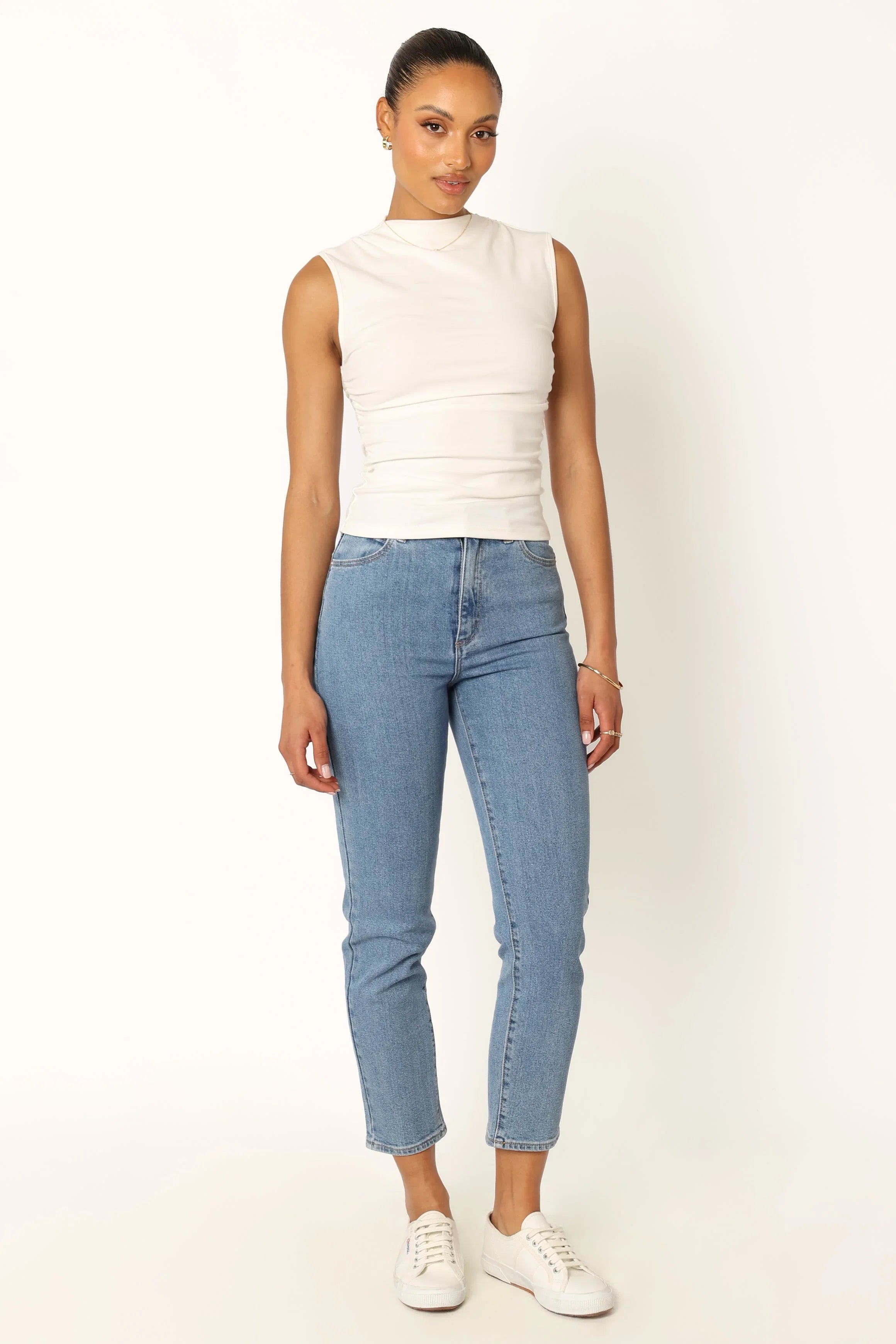 Nissa Top Off White