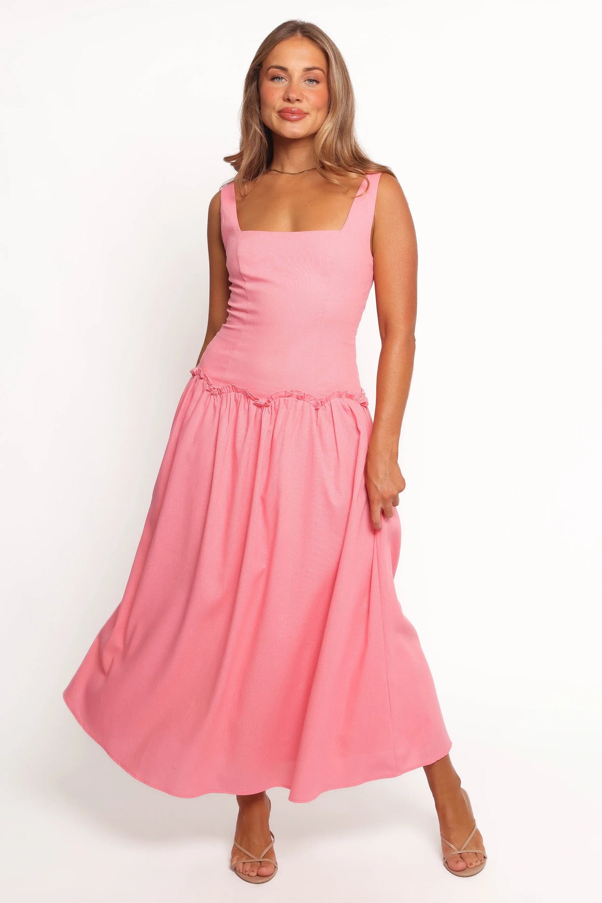 Clover Midi Dress Pink