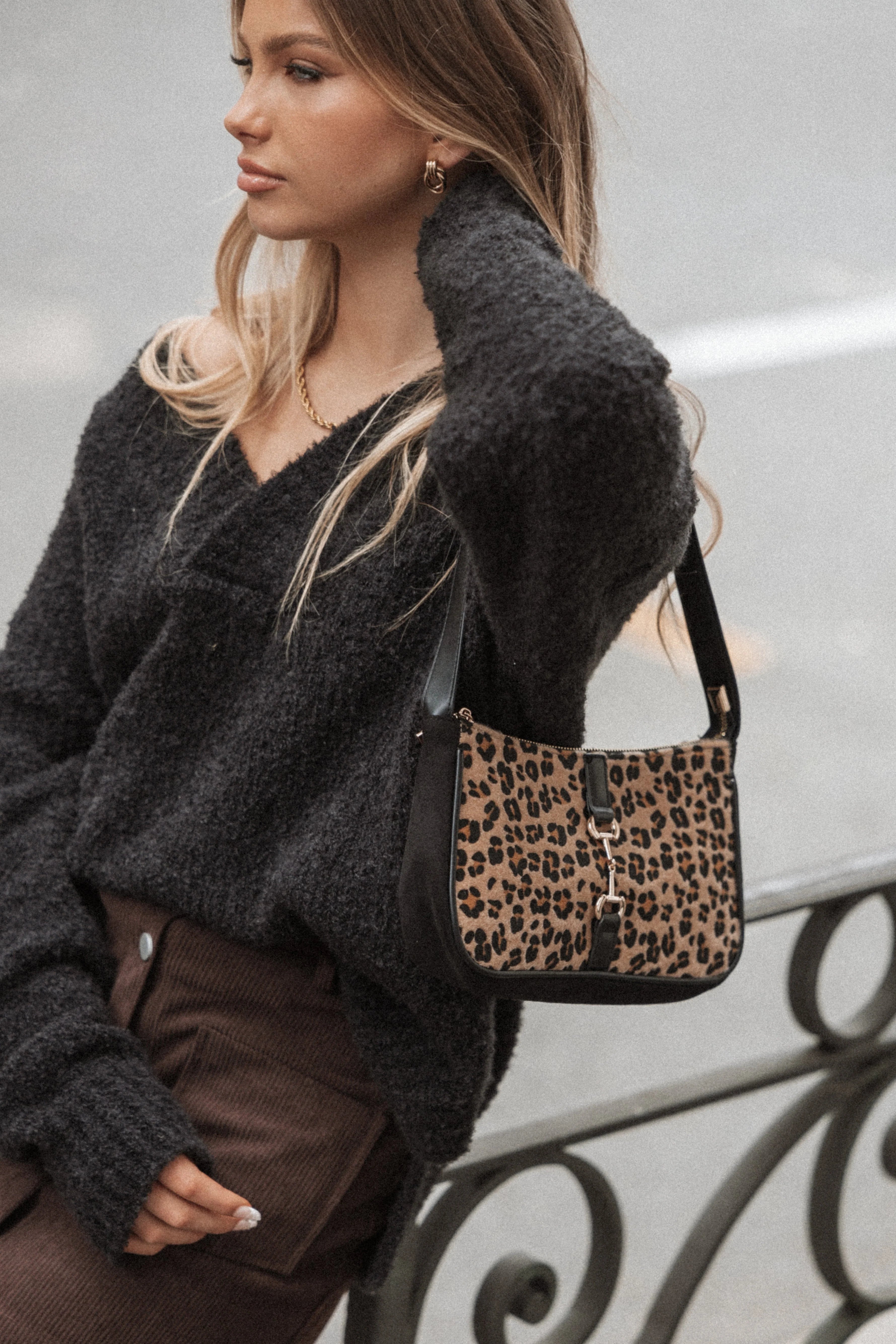 Natty Handbag Leopard