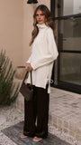 Ravio Oversized Rib Knit Cream