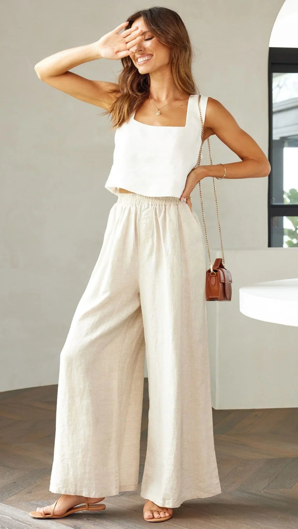 Tillie Crop Top White