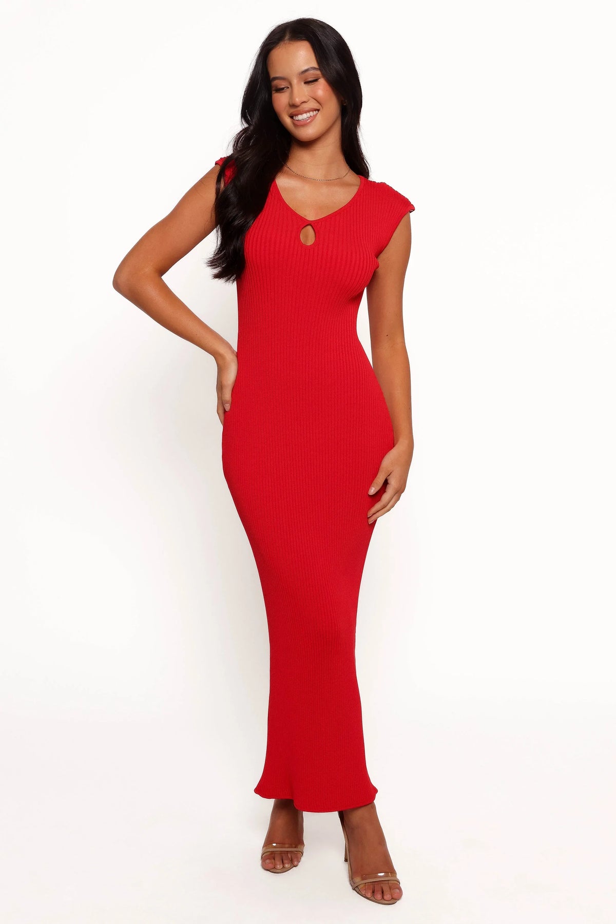 Robin Midi Dress Red