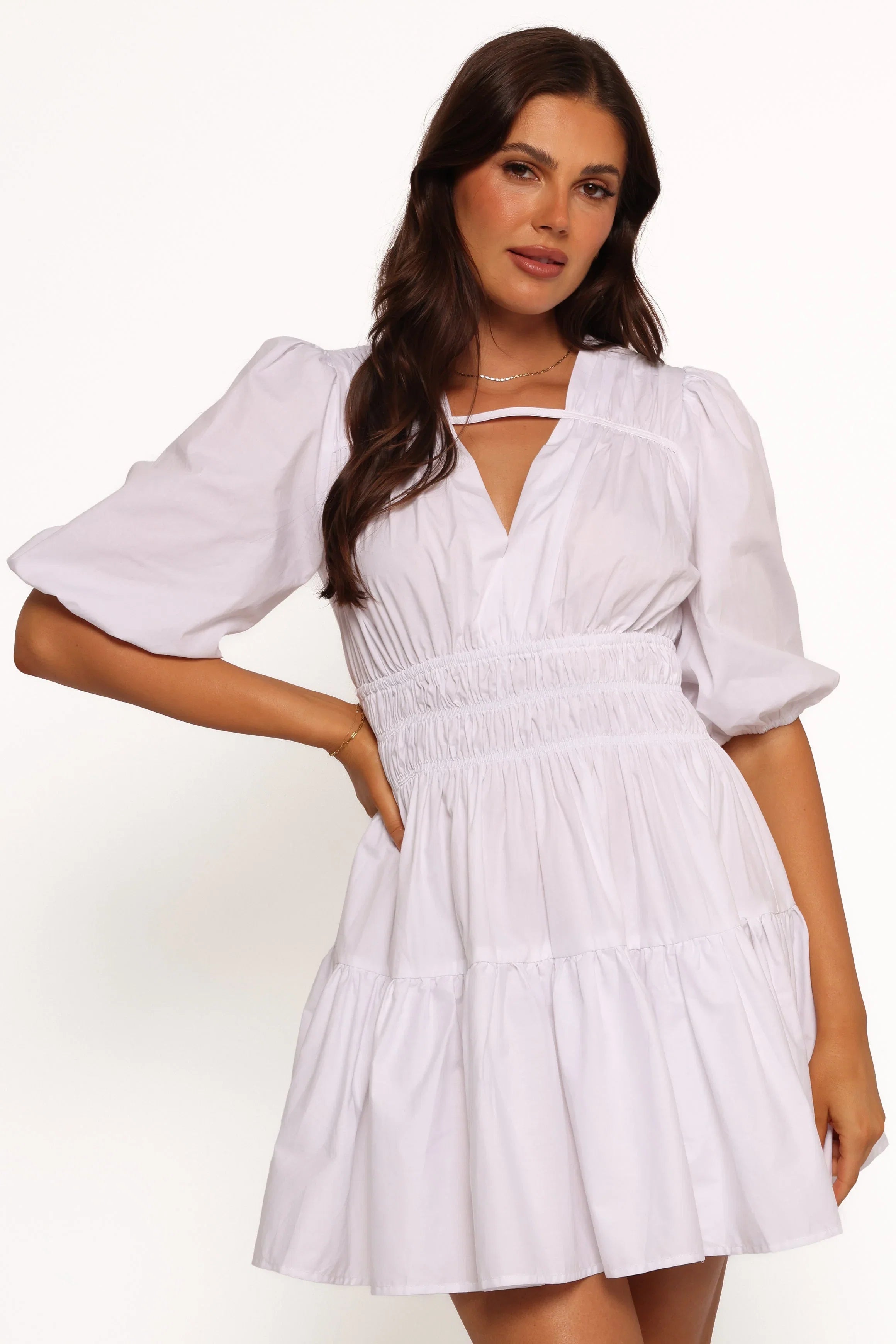 Alessia Mini Dress White