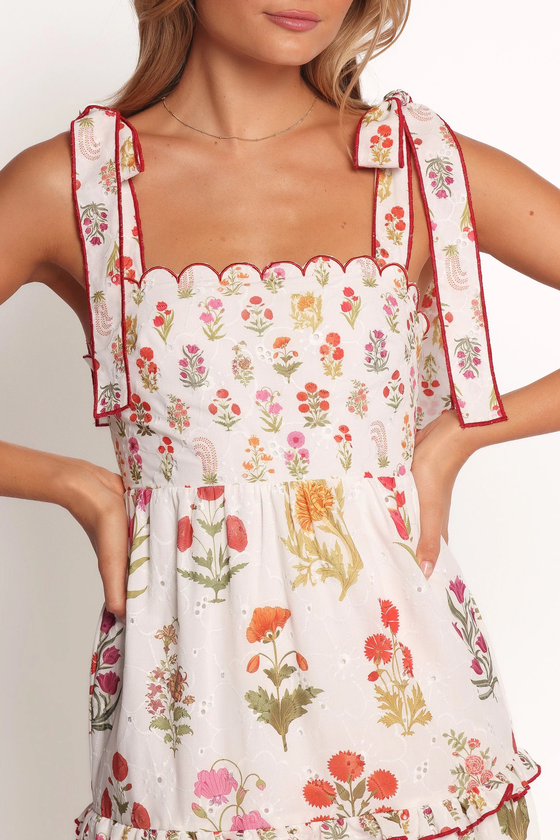 Aurelia Maxi Dress White Floral