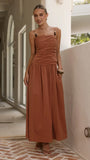Raziela Maxi Dress Terracotta