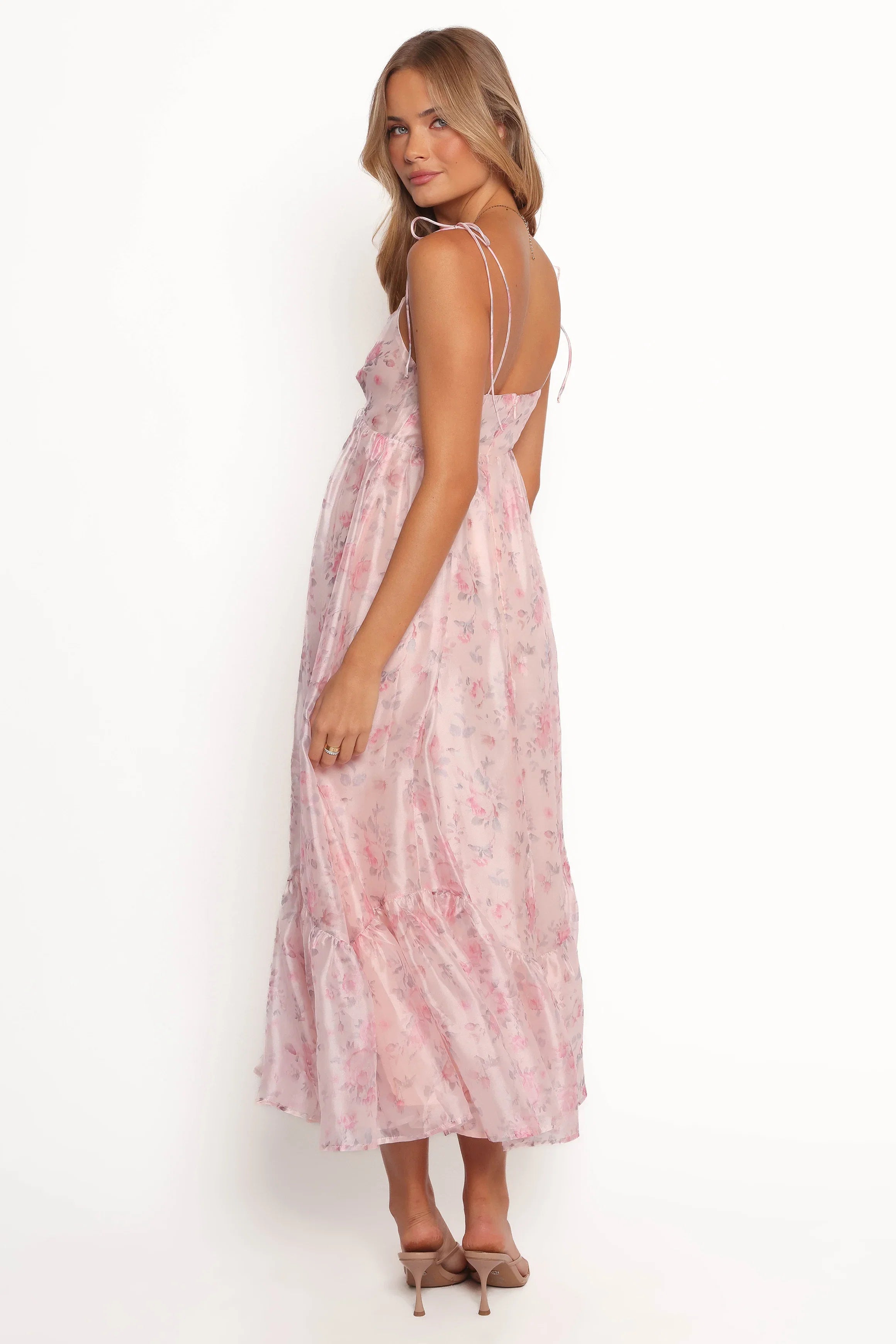 Xanthe Maxi Dress Pink Floral